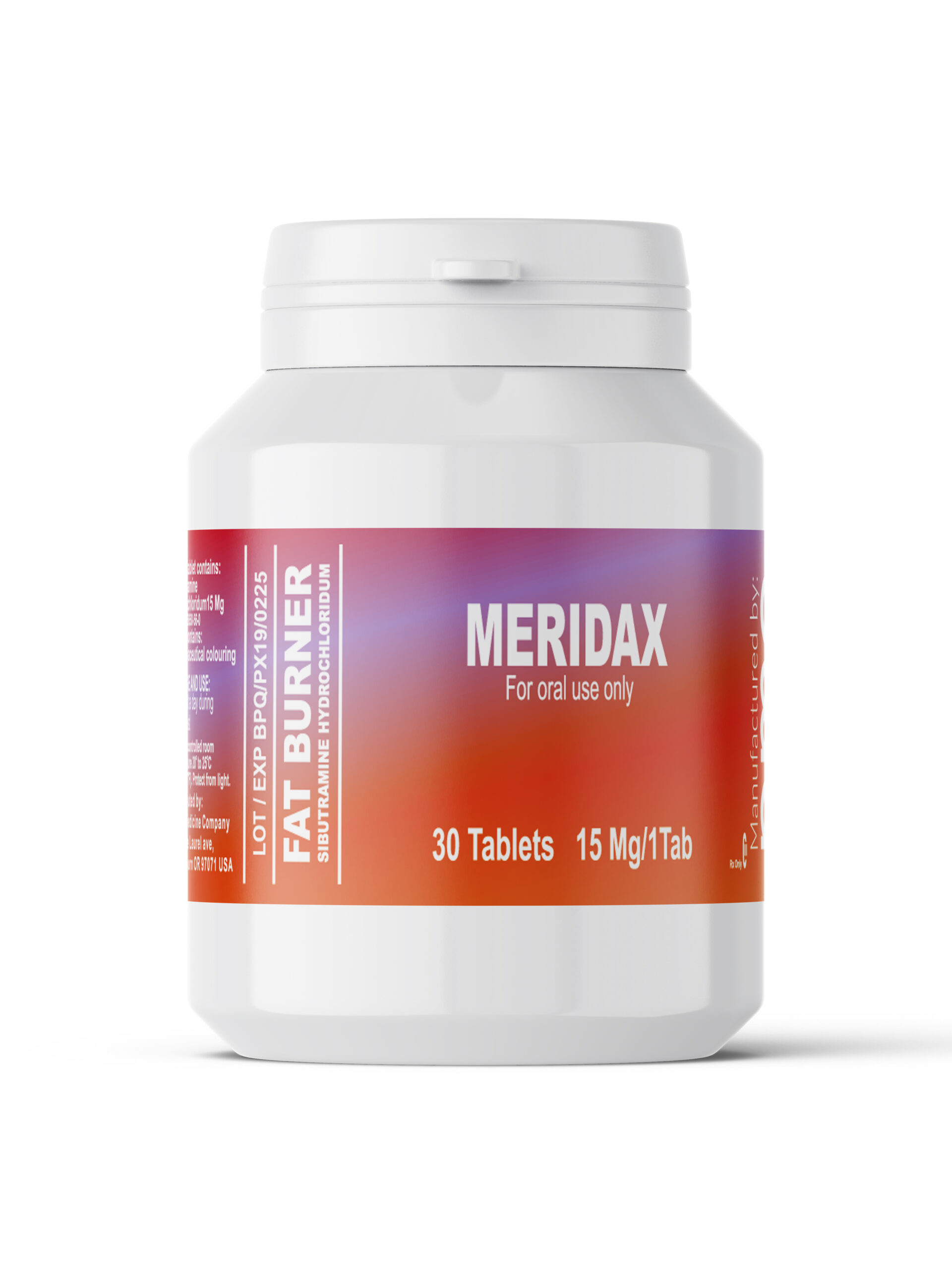 Meridax (sibutramine) Tabletki Zadaj Pytanie O Dostępność Produktu. Promocja