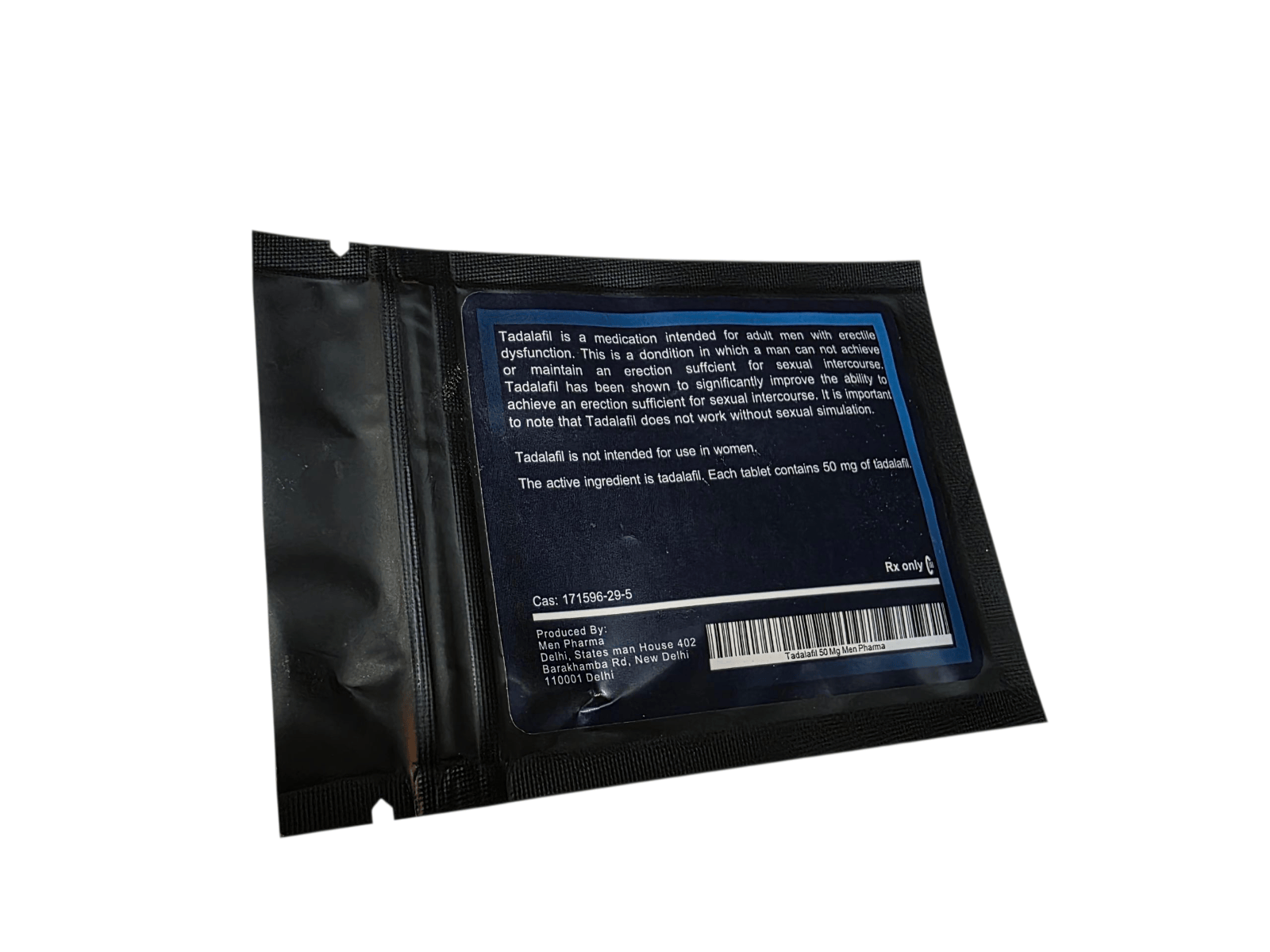 Miniaturka 3 - Men's Pharma Virexan Tadalafil 50 Mg - 10 Tabletek