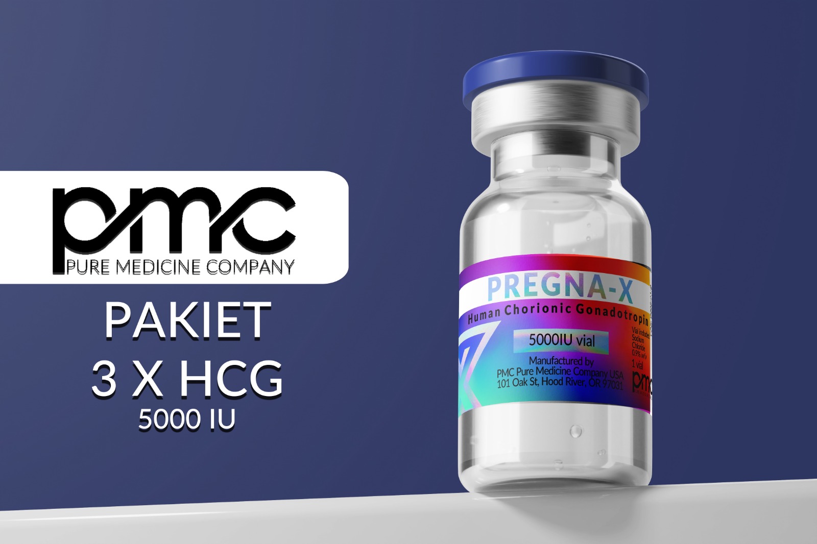 Miniaturka 2 - PMC Mocne Uderzenie! Pakiet 5 X HCG! Oszczędź 100 Zł